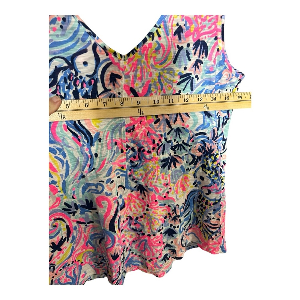 Lily Pulitzer Tropic Tank Size S pink/blue - Picture 3 of 7